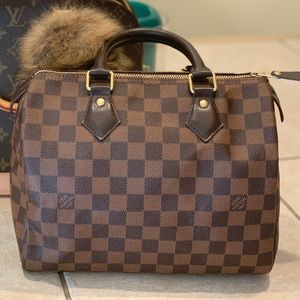 💎AUTHENTIC💎 Louis Vuitton Speedy 25 Damier Ebene